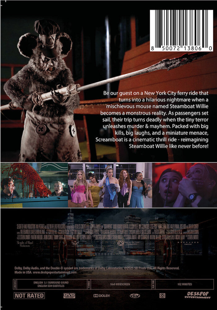 screamboat - Back Panel - DVD