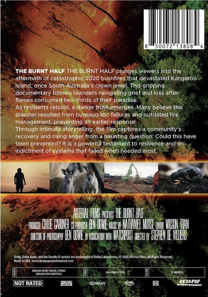 the burnt half - Back Panel - DVD