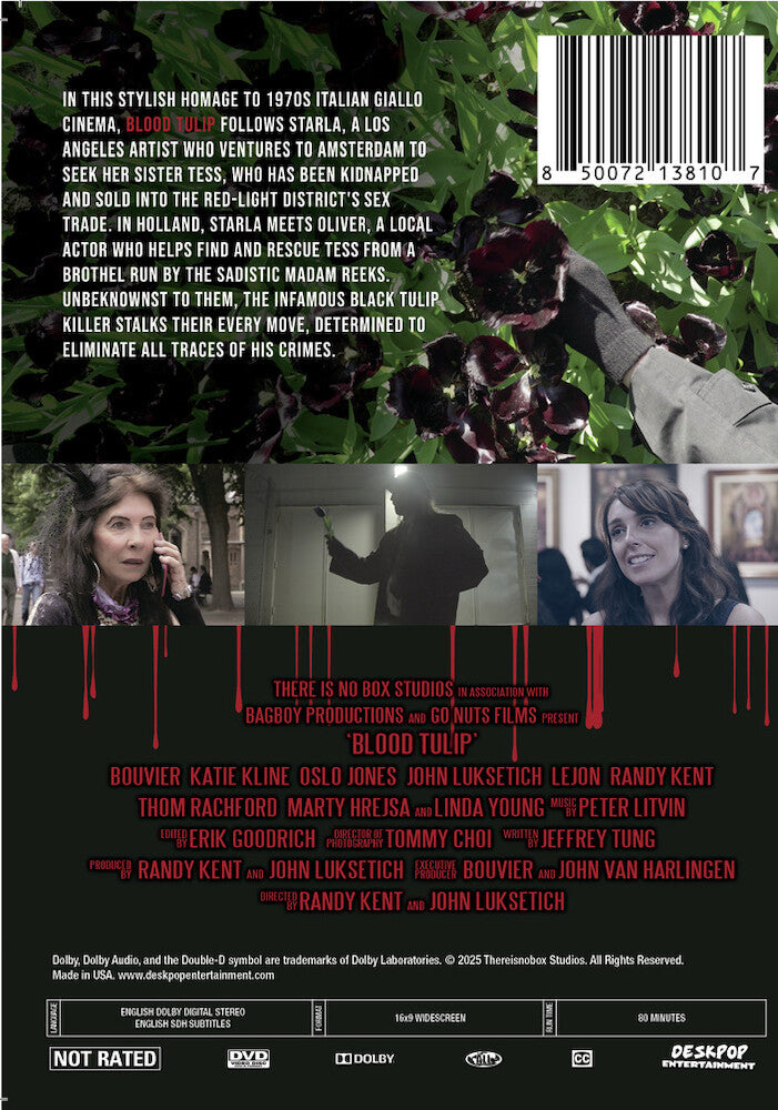 blood tulip - Back Panel - DVD