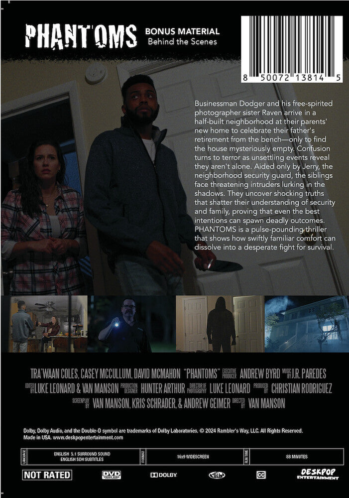 phantoms - Back Panel - DVD