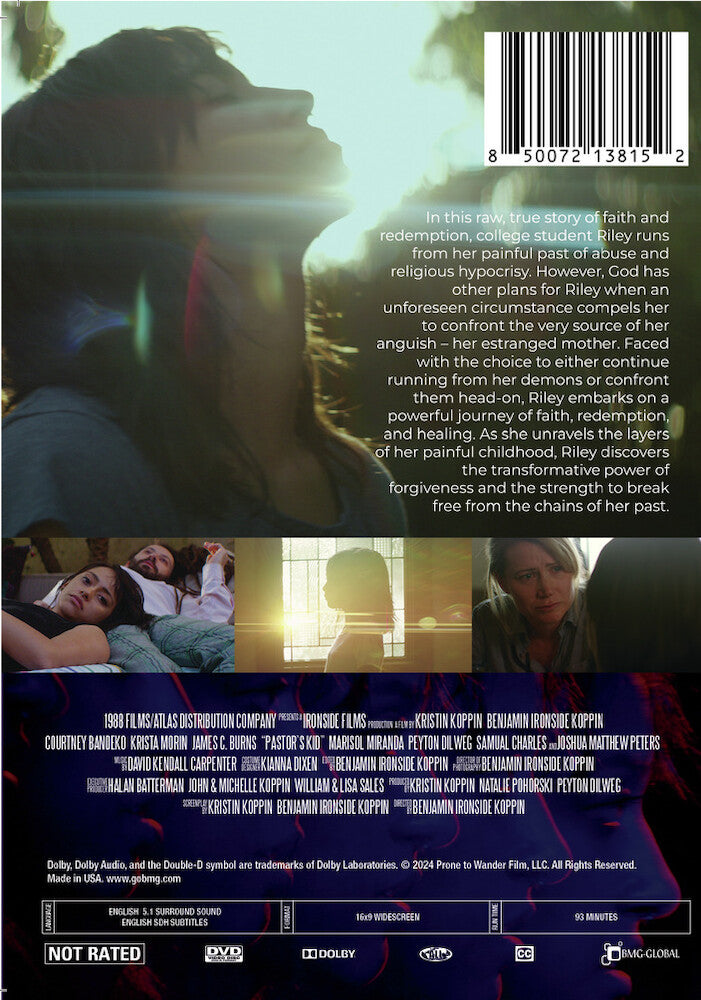 pastor's kid - Back Panel - DVD