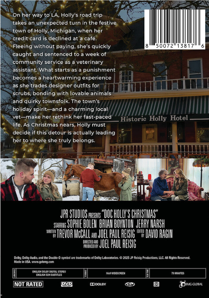 doc holly's christmas - Back Panel - DVD