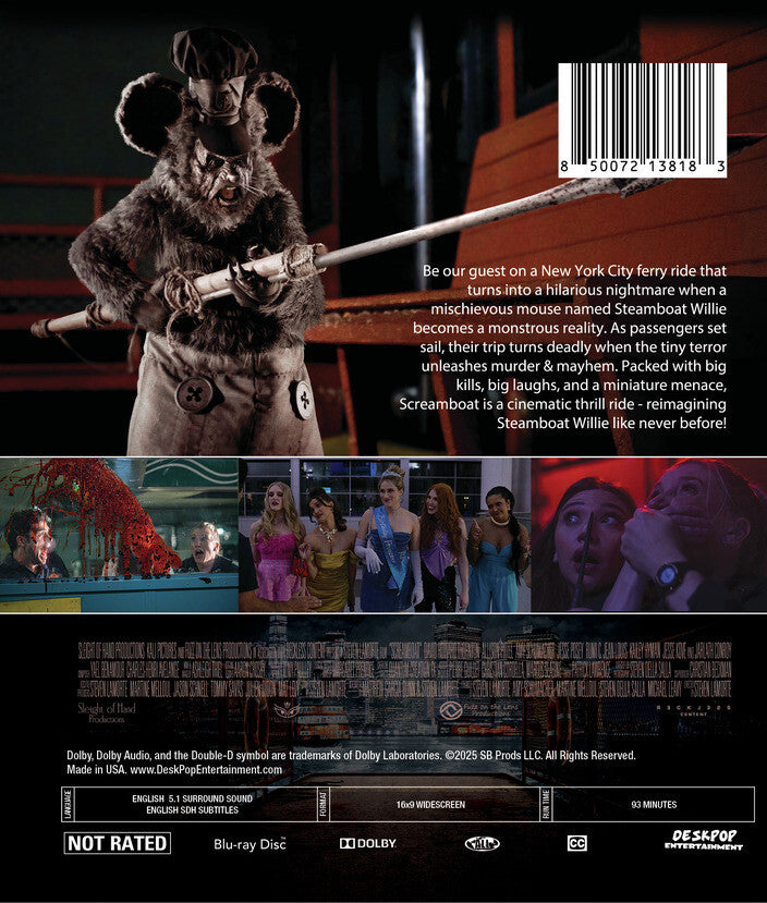 screamboat - Back Panel - Blu-ray
