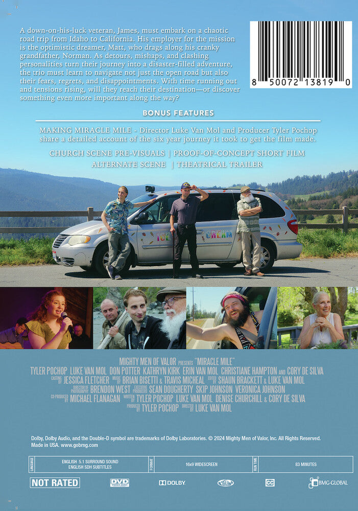 miracle mile - Back Panel - DVD