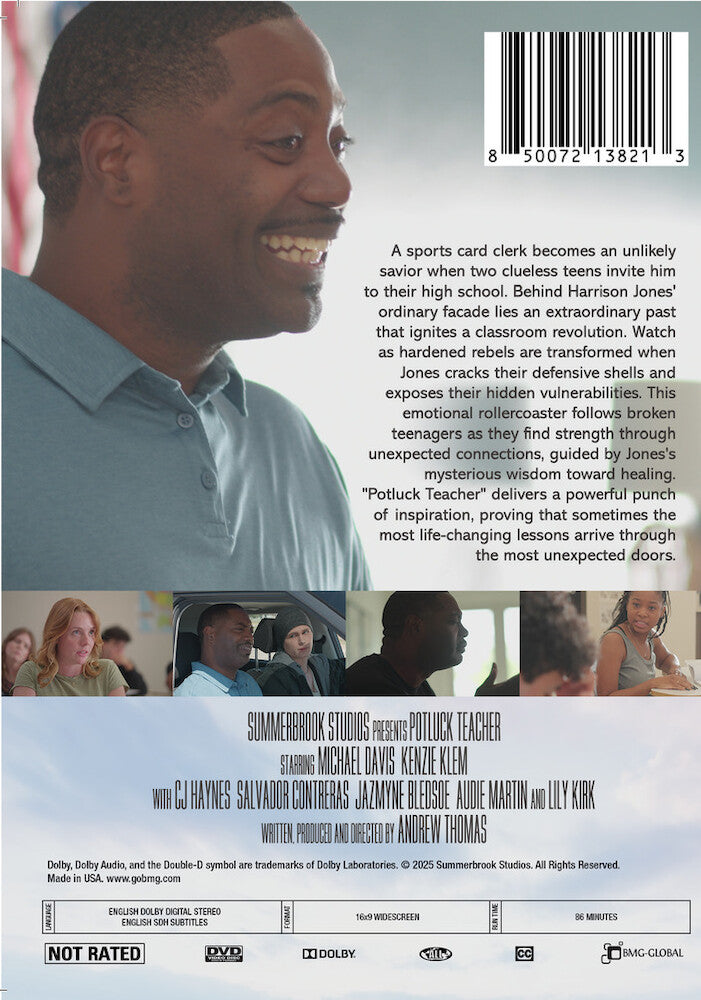 potluck teacher - Back Panel - DVD