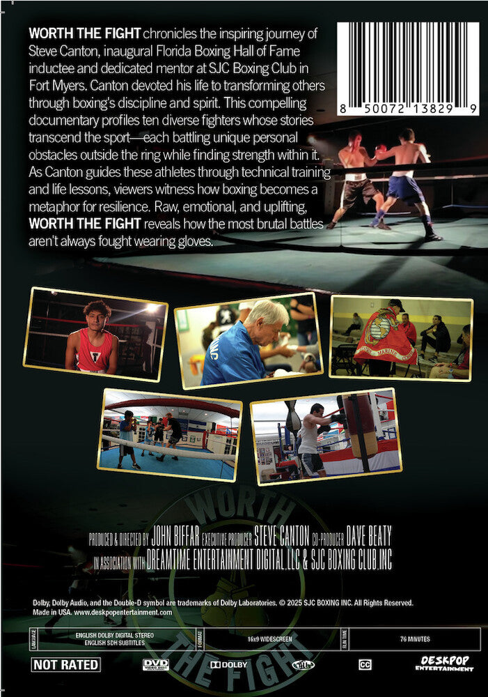 worth the fight - Back Panel - DVD
