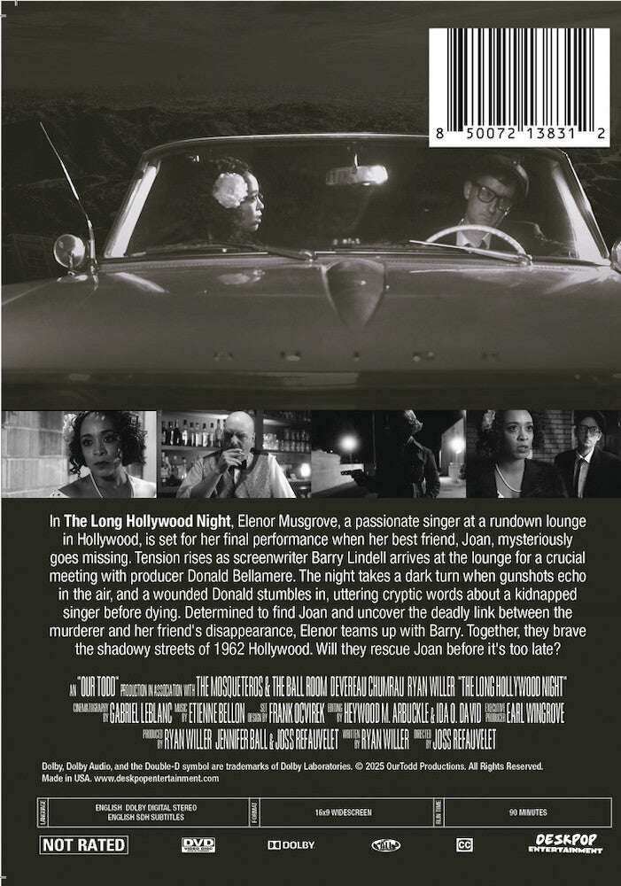 The Long Hollywood Night - Back Panel - 