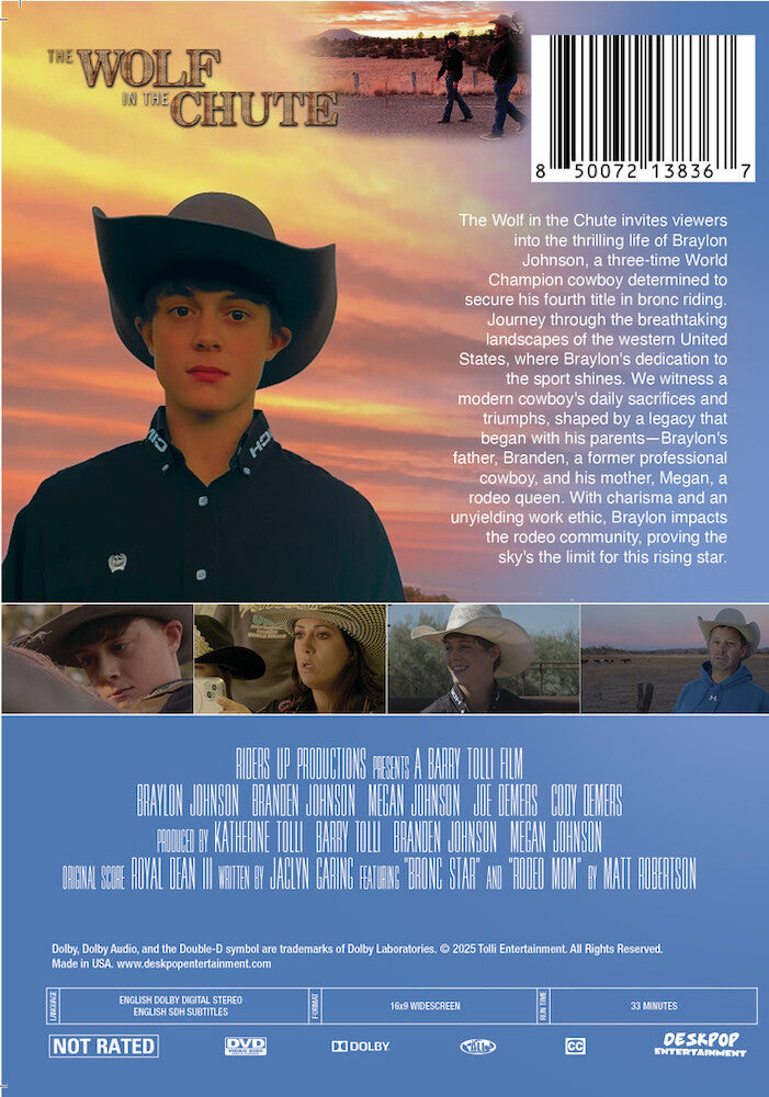 the wolf in the chute - Back Panel - DVD