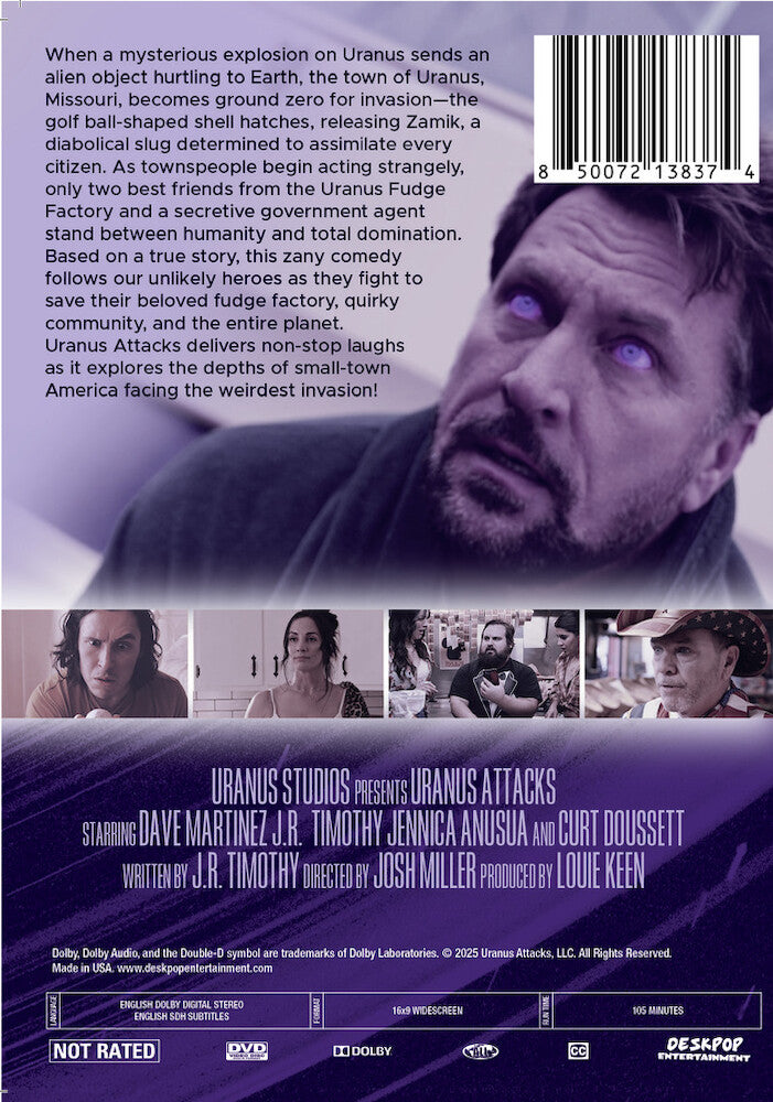 uranus attacks - Back Panel - DVD