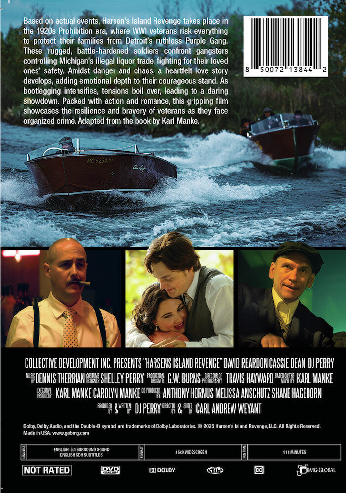 harsens island revenge - Back Panel - DVD