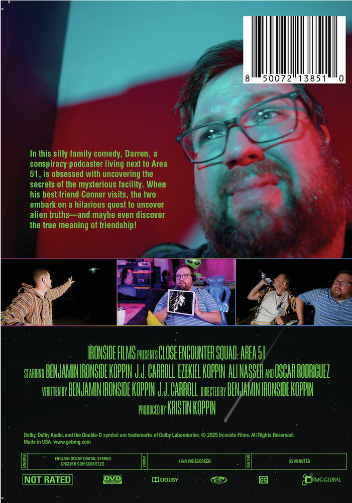 close encounters squad: area 51 - Back Panel - DVD