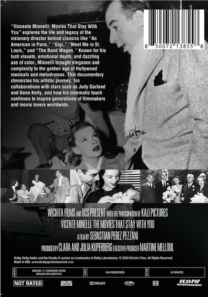 vincente minnelli: movies that stay with you - Back Panel - DVD