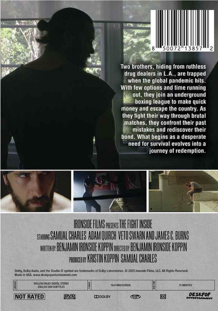 the fight inside - Back Panel - DVD