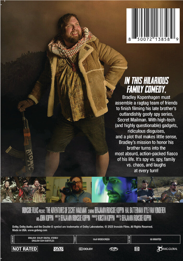 adventures of secret mailman - Back Panel - DVD