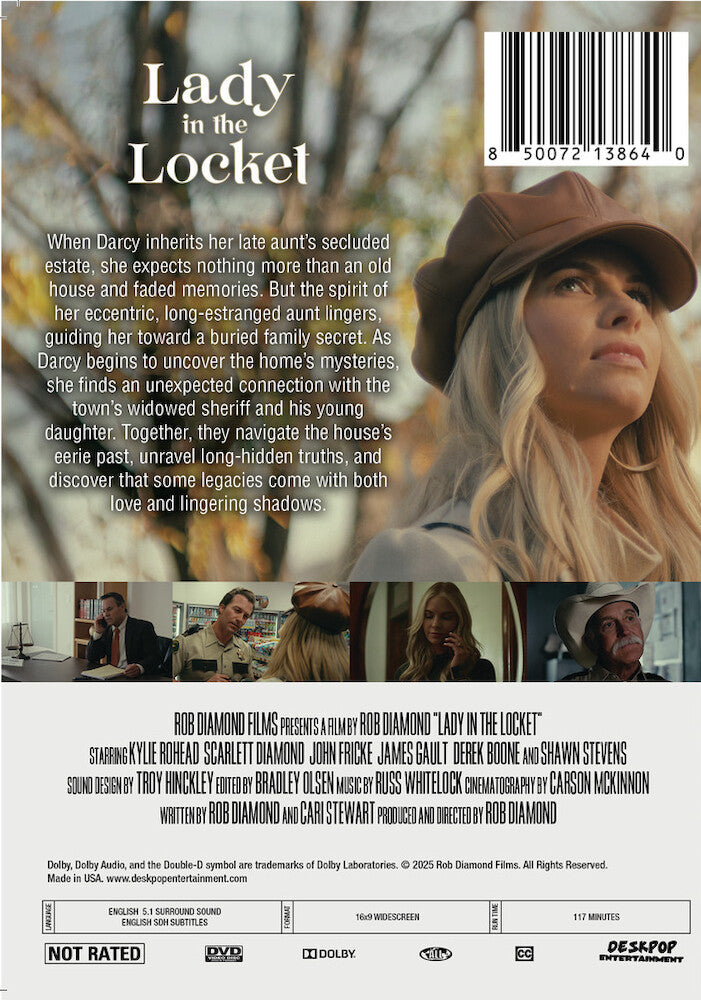 lady in the locket - Back Panel - DVD