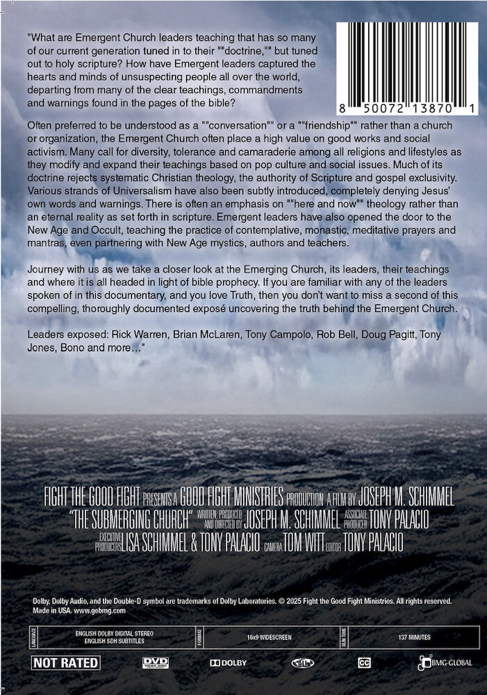 exposing the truth: the submerging church - Back Panel - DVD