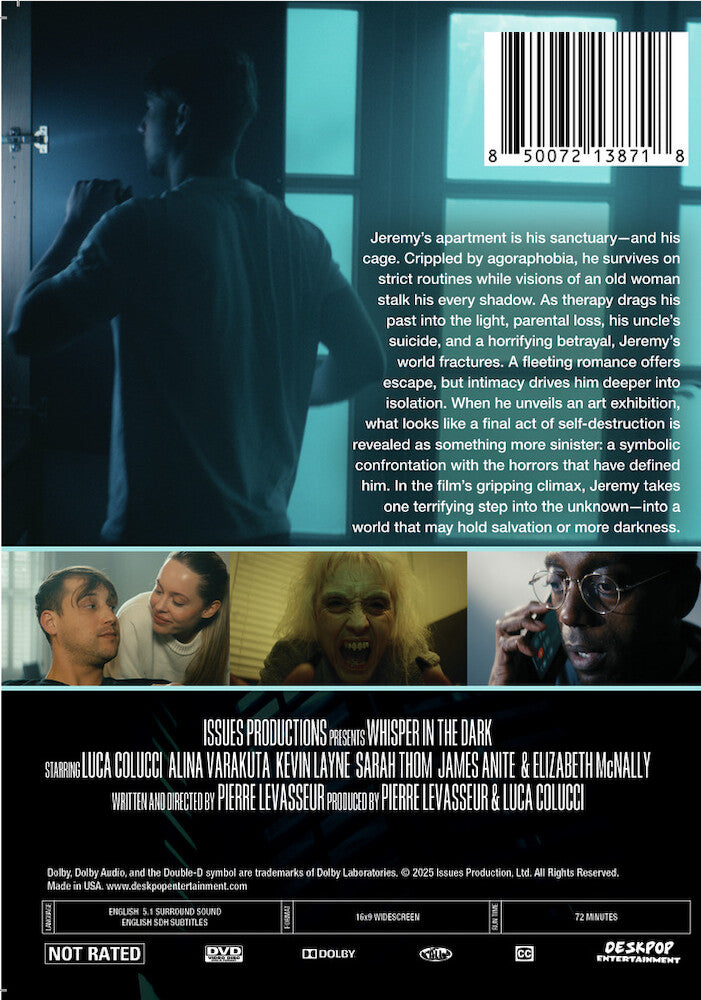 whisper in the dark - Back Panel - DVD