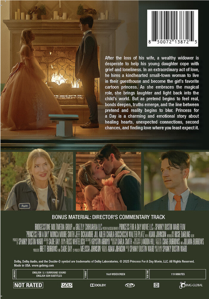 princess for a day - Back Panel - DVD