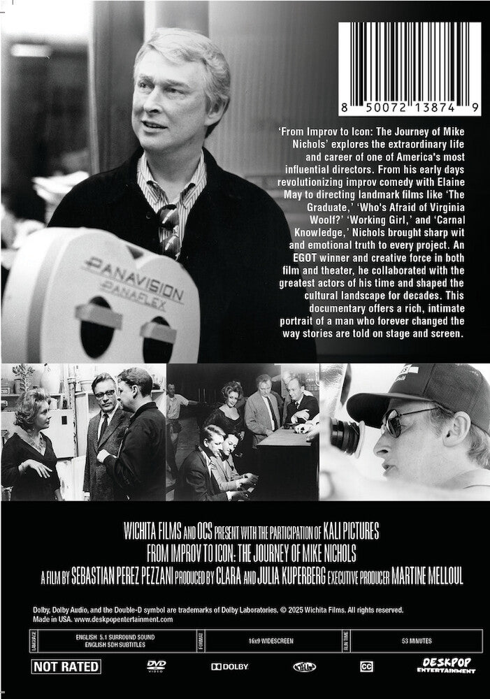 from improv to icon: the journey of mike nichols - Back Panel - DVD