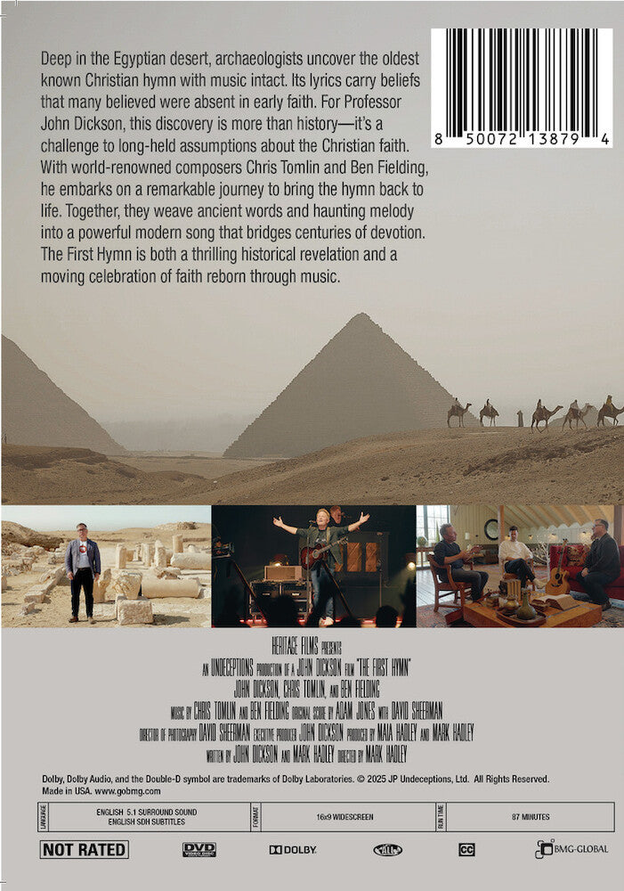 the first hymn - Back Panel - DVD