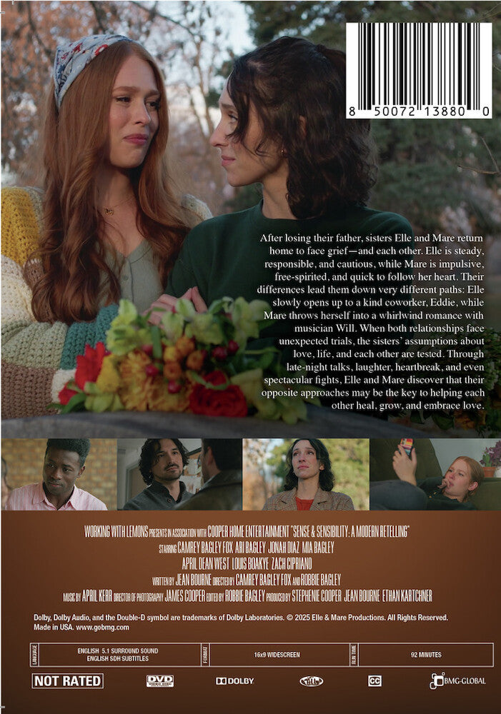 sense & sensibility: a modern retelling - Back Panel - DVD