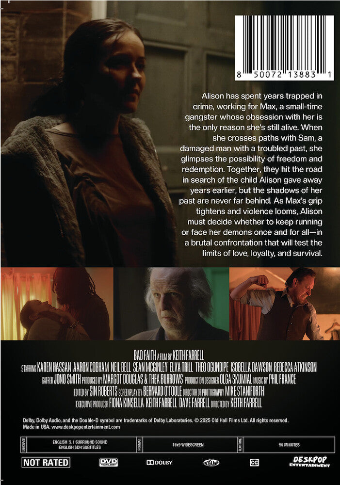 bad faith - Back Panel - DVD