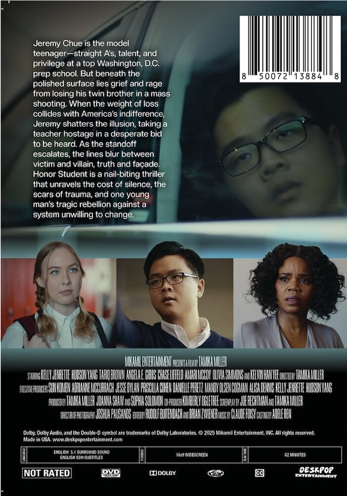 honor student - Back Panel - DVD