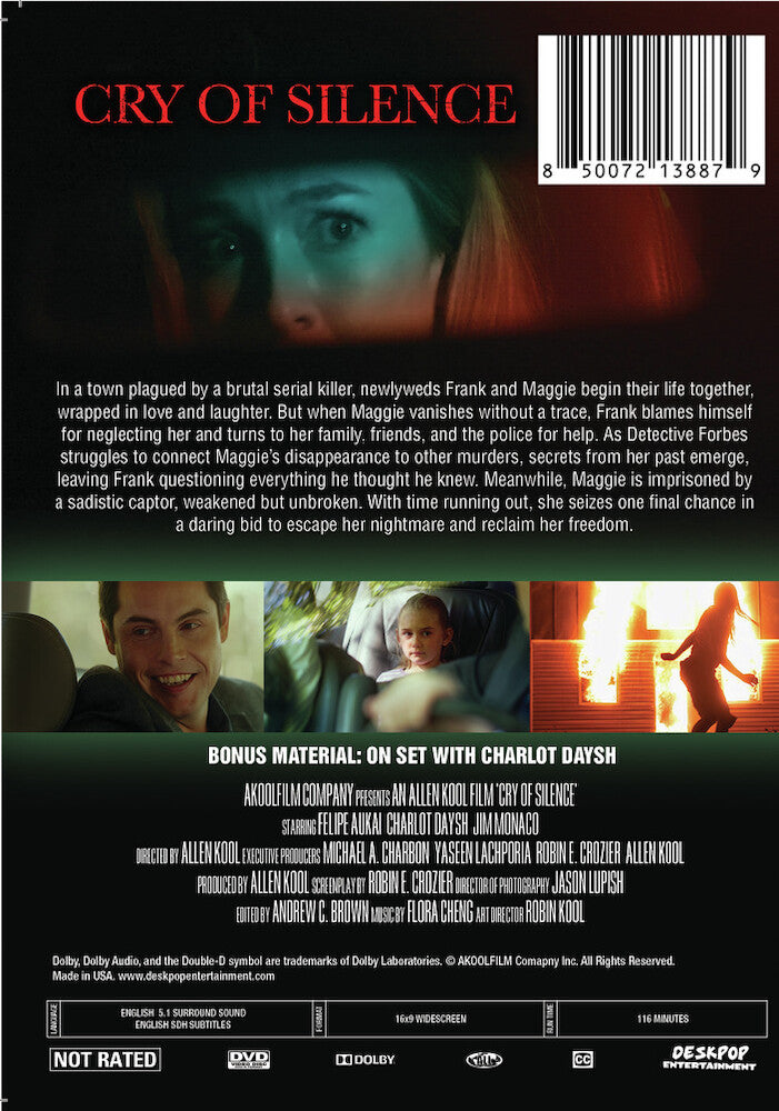 cry of silence - Back Panel - DVD