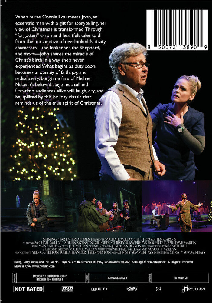 the forgotten carols - Back Panel - DVD