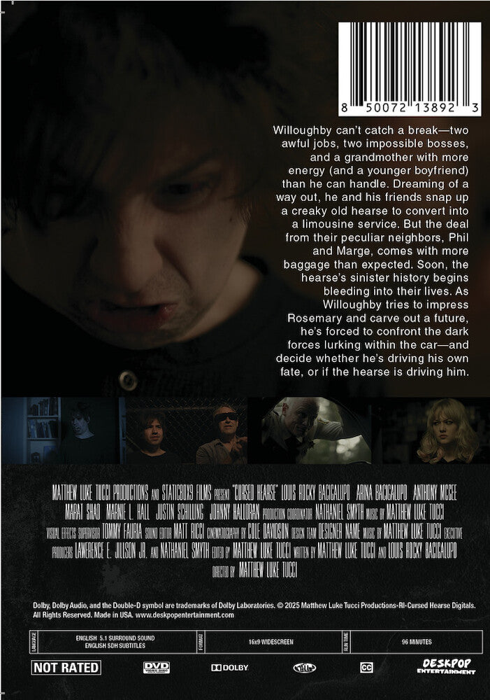 cursed hearse - Back Panel - DVD