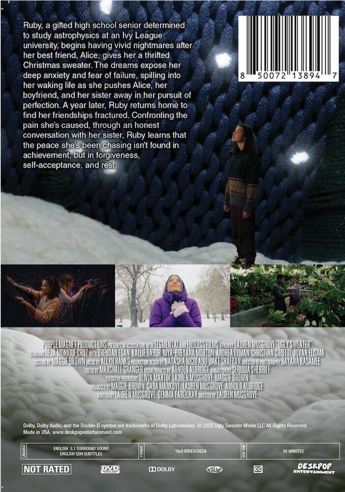 ugly sweater - Back Panel - DVD