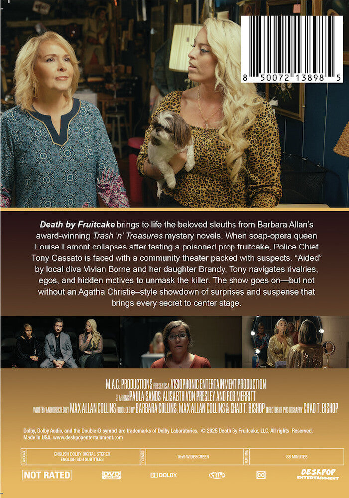 Death By Fruitcake - Back Panel - 