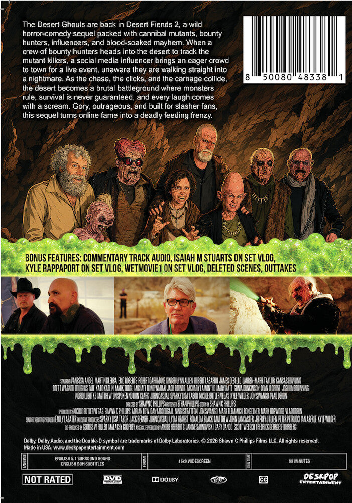 Desert Fiends 2 - Back Panel - 