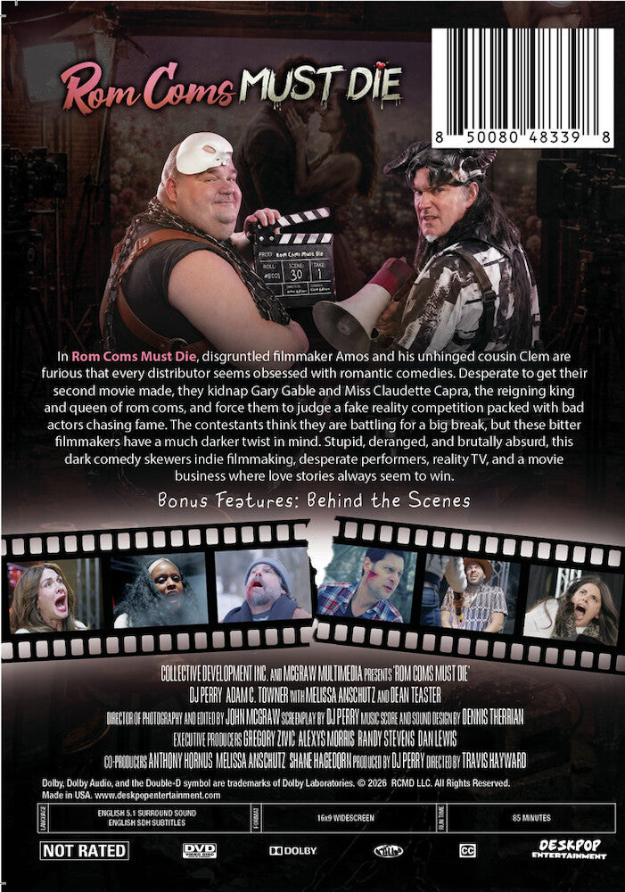 Rom Coms Must Die - Back Panel - 
