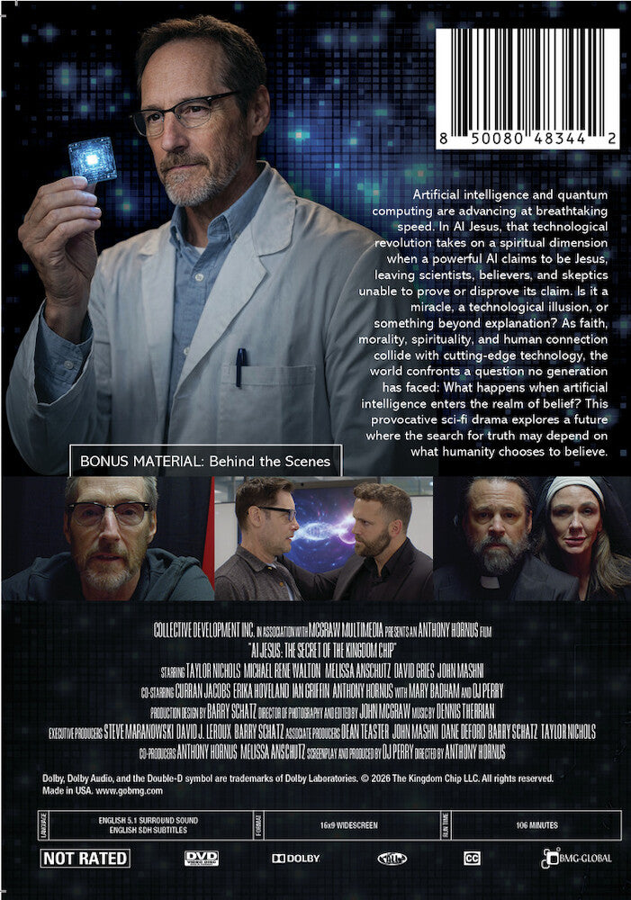 AI Jesus: The Secret of the Kingdom Chip - Back Panel - 