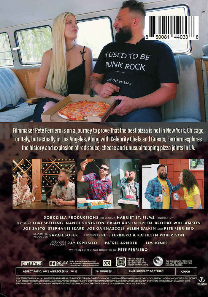 The Best Pizza is in LA - Back Panel - 