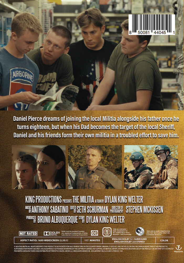 The Militia - Back Panel - 