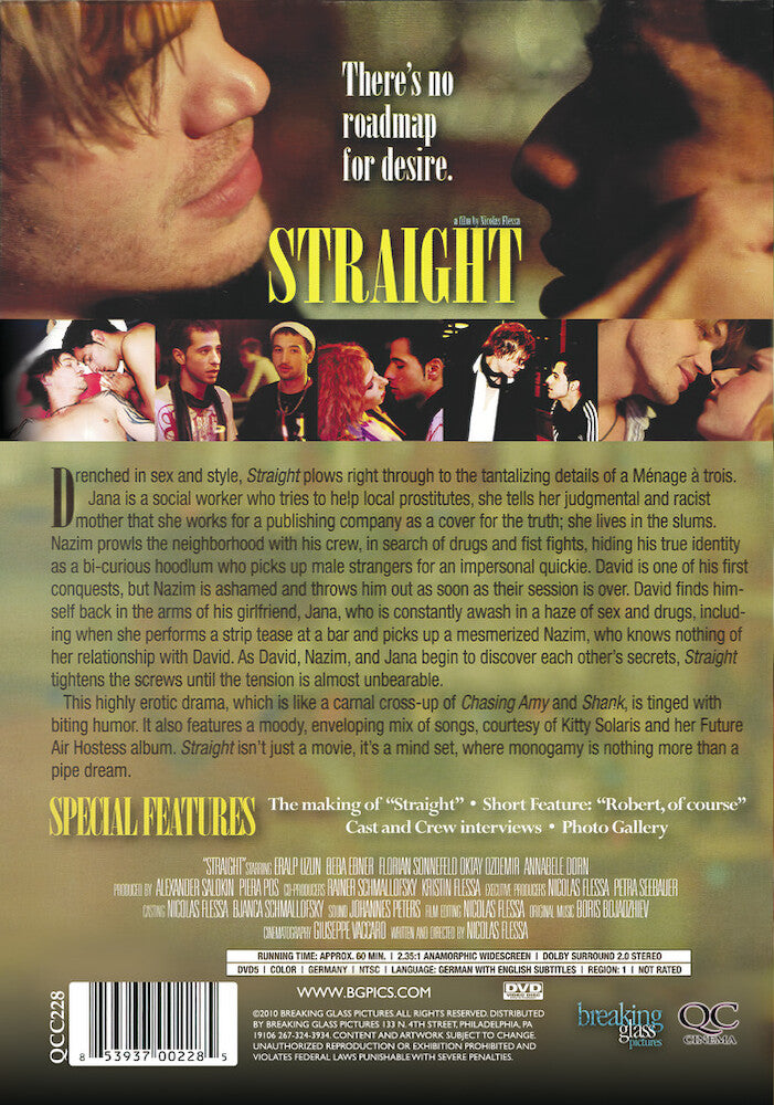 straight - Back Panel - DVD