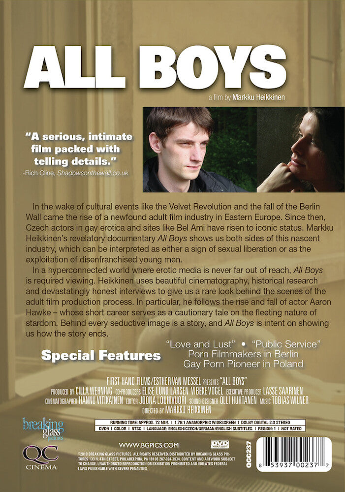 all boys - Back Panel - DVD