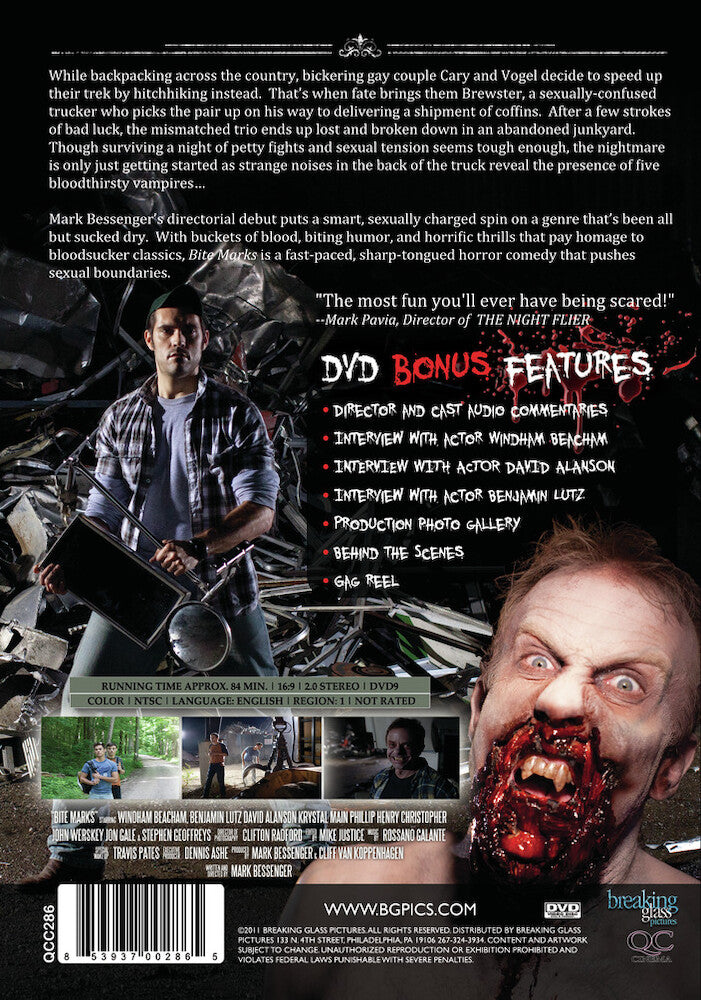 bite marks - Back Panel - DVD