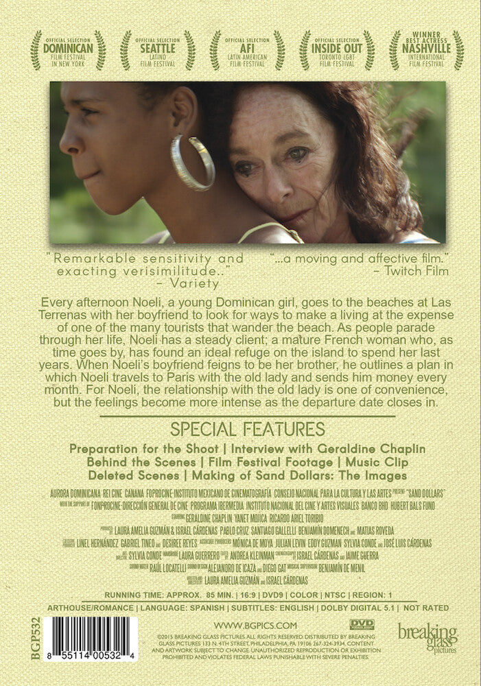 sand dollars - Back Panel - DVD