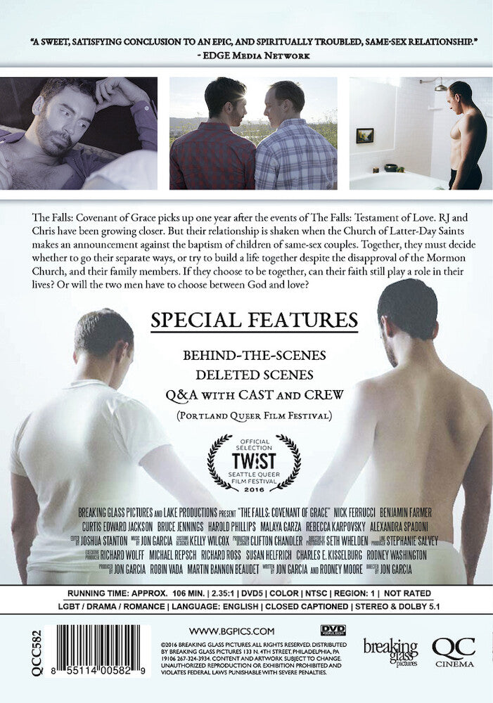 the falls: covenant of grace - Back Panel - DVD