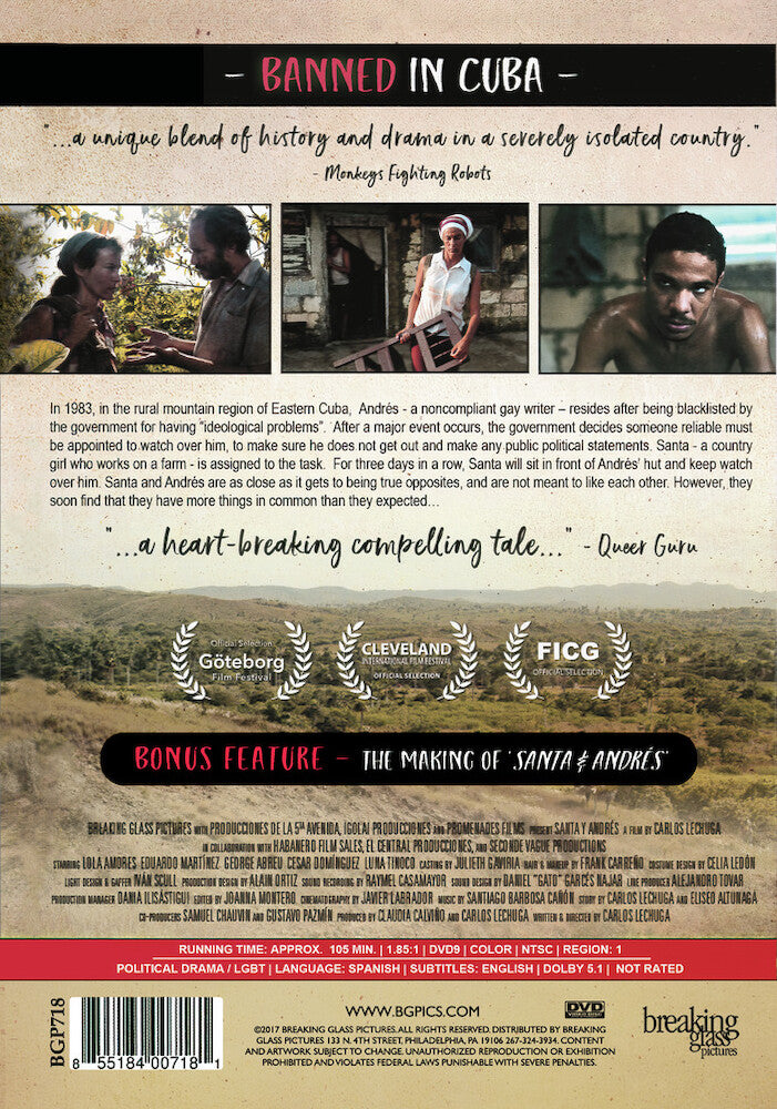 santa & andres - Back Panel - DVD