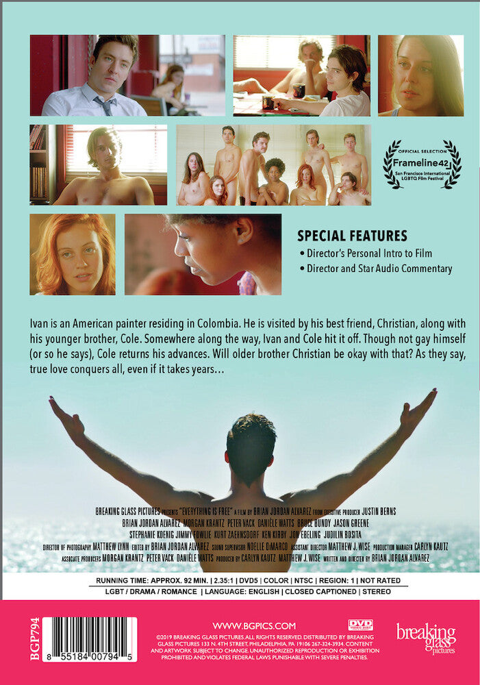 everything is free - Back Panel - DVD
