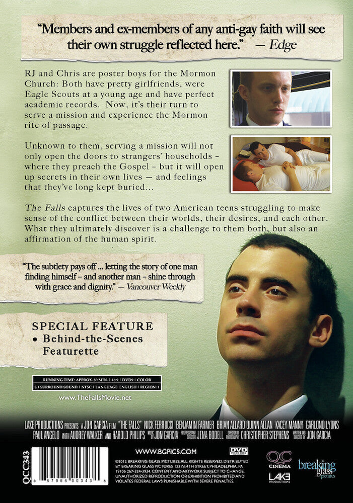 the falls - Back Panel - DVD