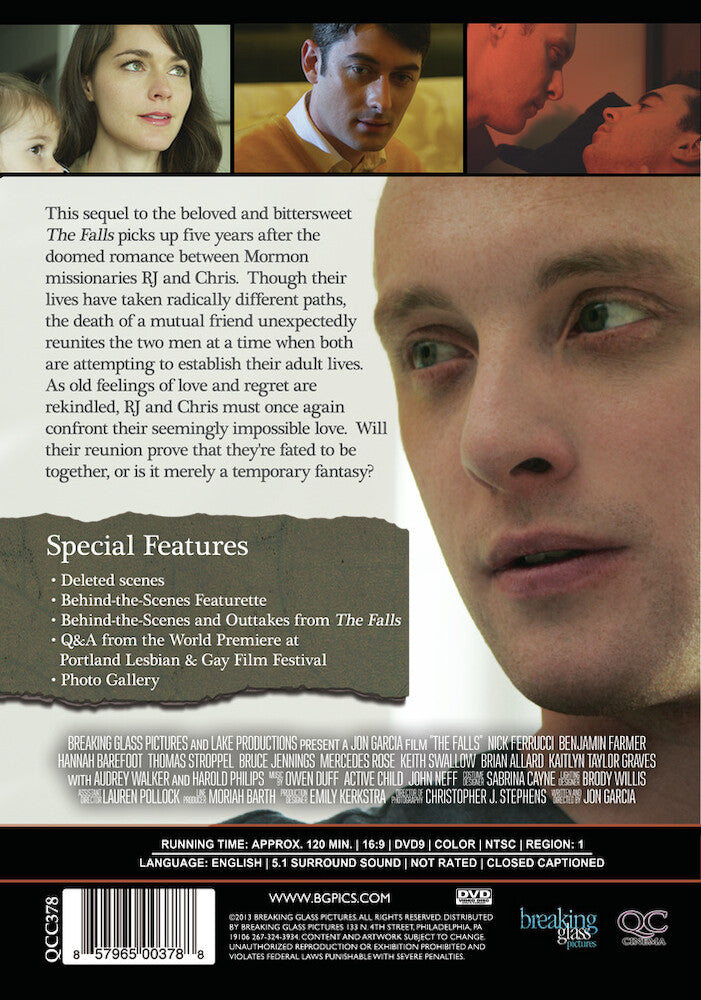 the falls: testament of love - Back Panel - DVD