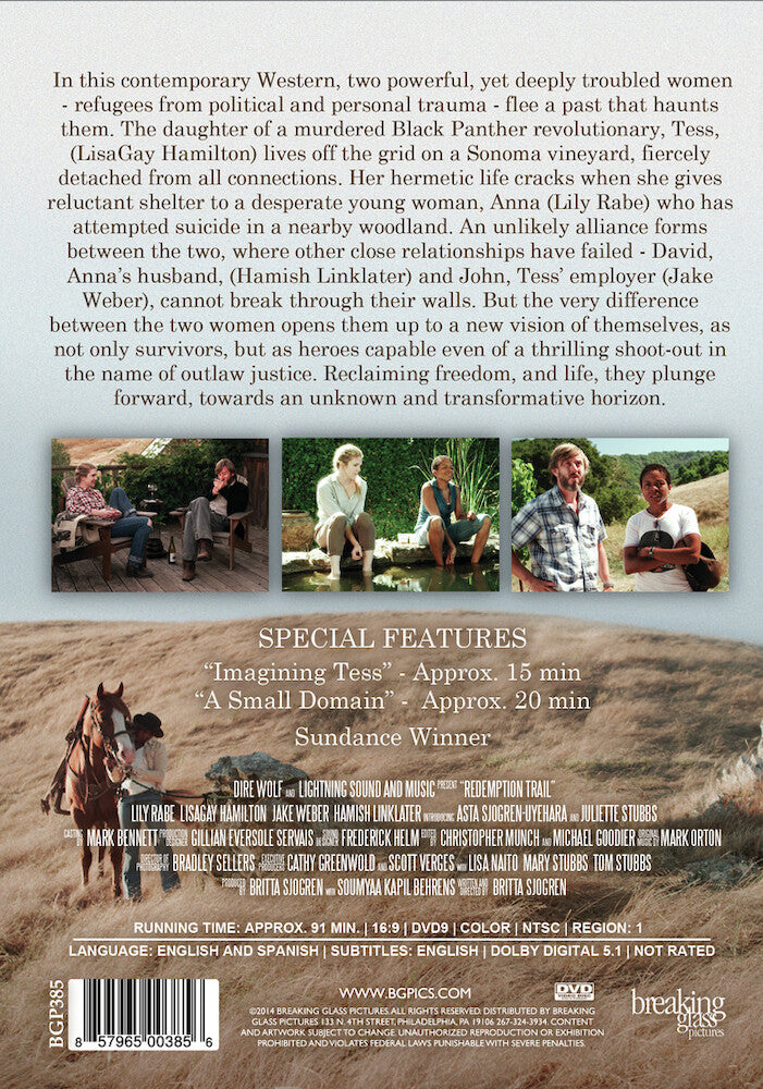 redemption trail - Back Panel - DVD