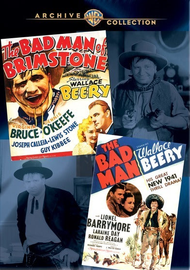 Wallace Beery Double Feature - The Bad Man of Brimstone/The Bad Man - 