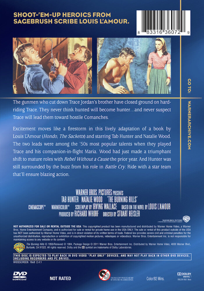 burning hills, the - Back Panel - DVD