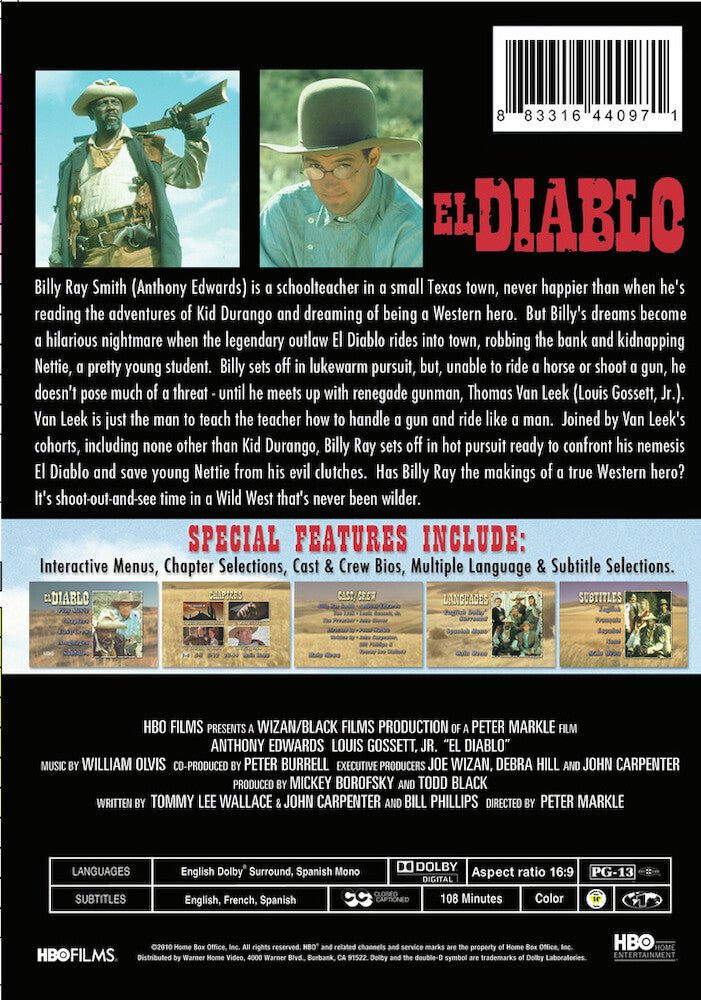 el diablo - Back Panel - DVD